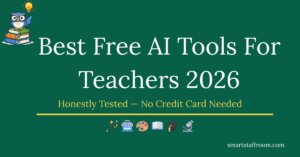 best free ai tools for teachers 2026