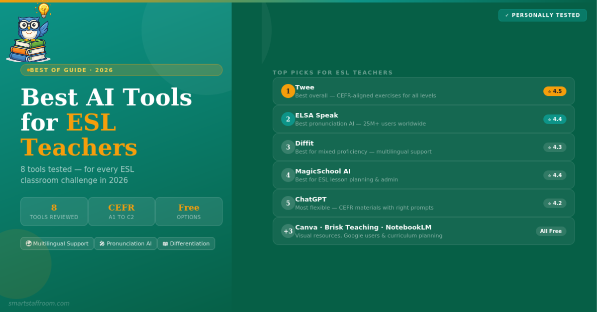 esl ai tools for teachers